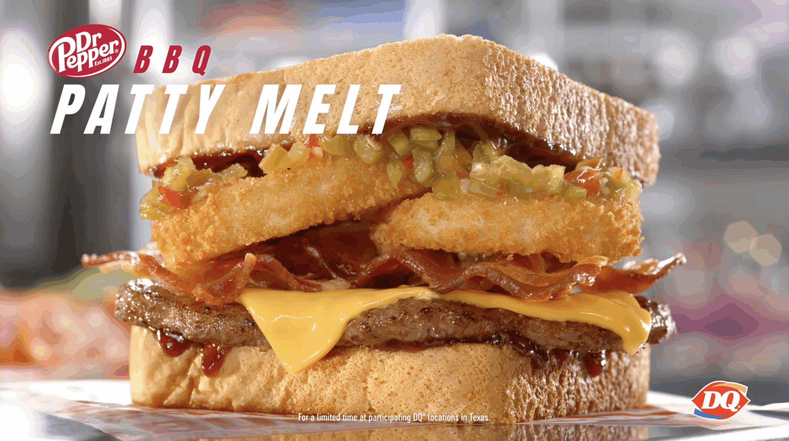 Texas Dairy Queen—Dr Pepper BBQ Patty Melt